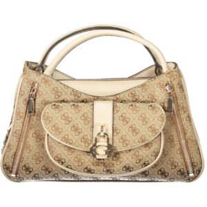GUESS JEANS WOMEN'S BEIGE BAG GUESS JEANS