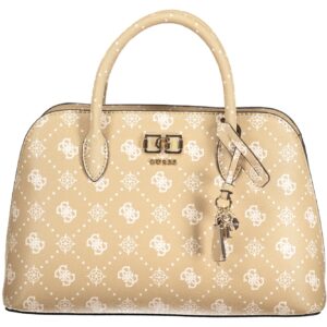 GUESS JEANS WOMEN'S BEIGE BAG GUESS JEANS