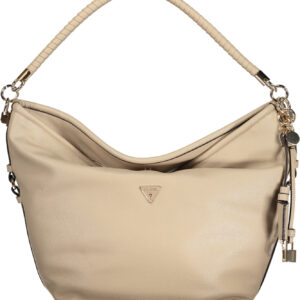 GUESS JEANS WOMEN'S BEIGE BAG GUESS JEANS