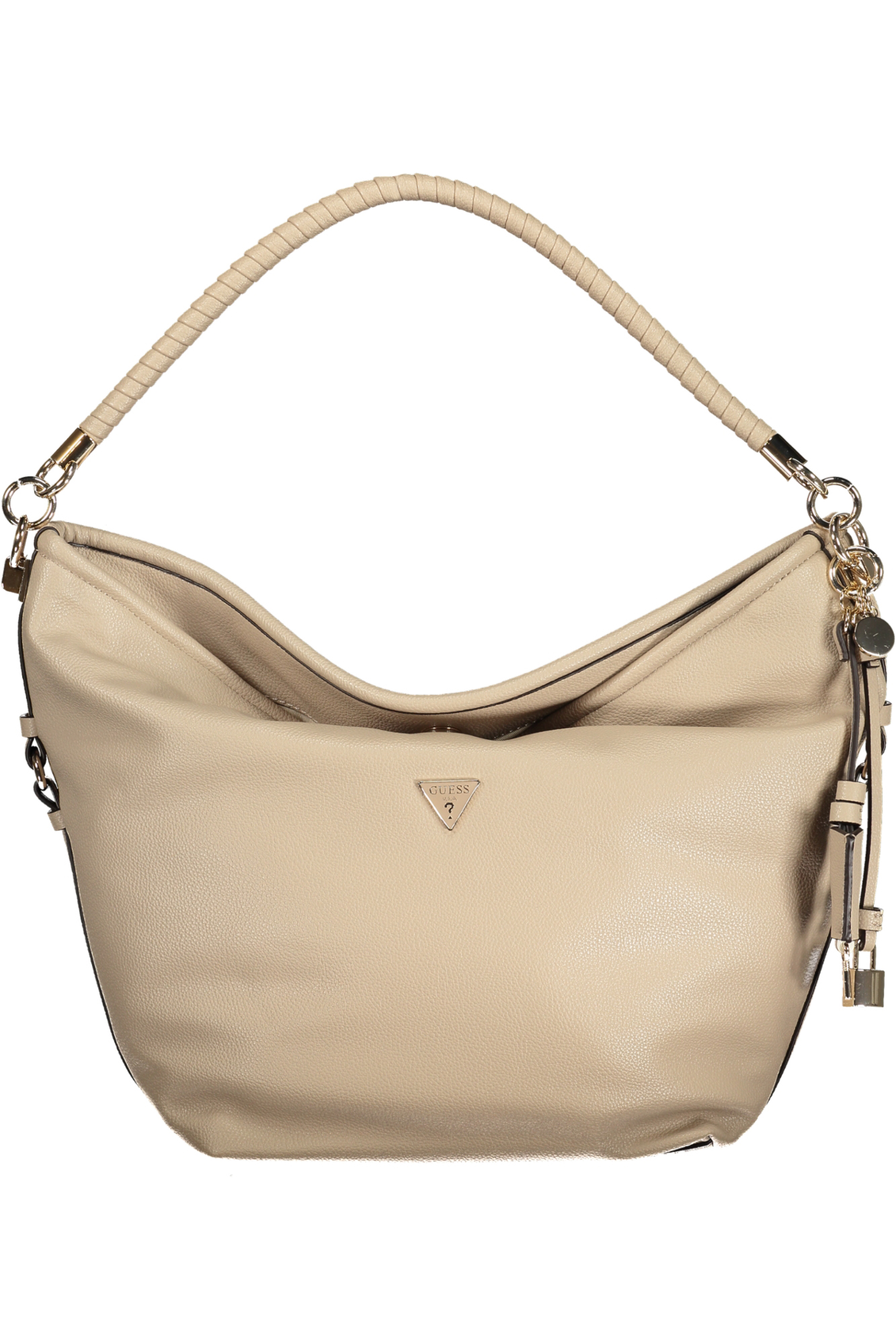 GUESS JEANS WOMEN'S BEIGE BAG GUESS JEANS