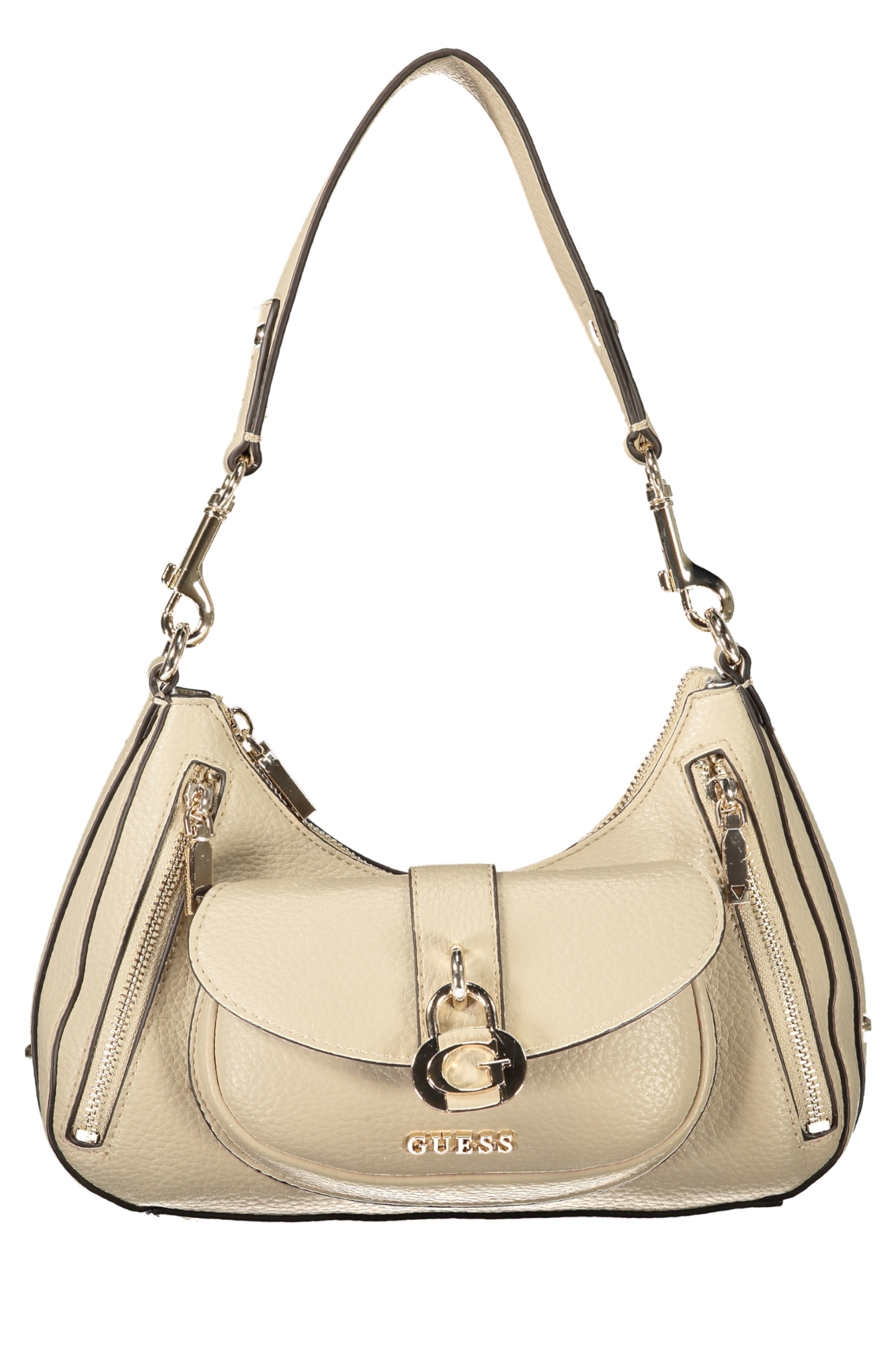 GUESS JEANS WOMEN'S BEIGE BAG GUESS JEANS