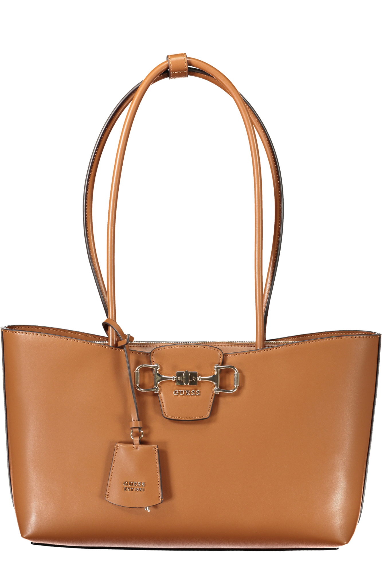 GUESS JEANS WOMEN'S BROWN BAG GUESS JEANS