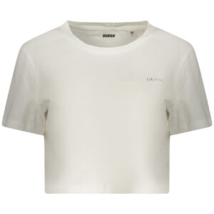 GUESS JEANS WOMEN'S SHORT-SLEEVE T-SHIRT WHITE GUESS JEANS