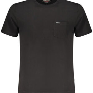 GUESS JEANS MEN'S SHORT-SLEEVED T-SHIRT BLACK GUESS JEANS