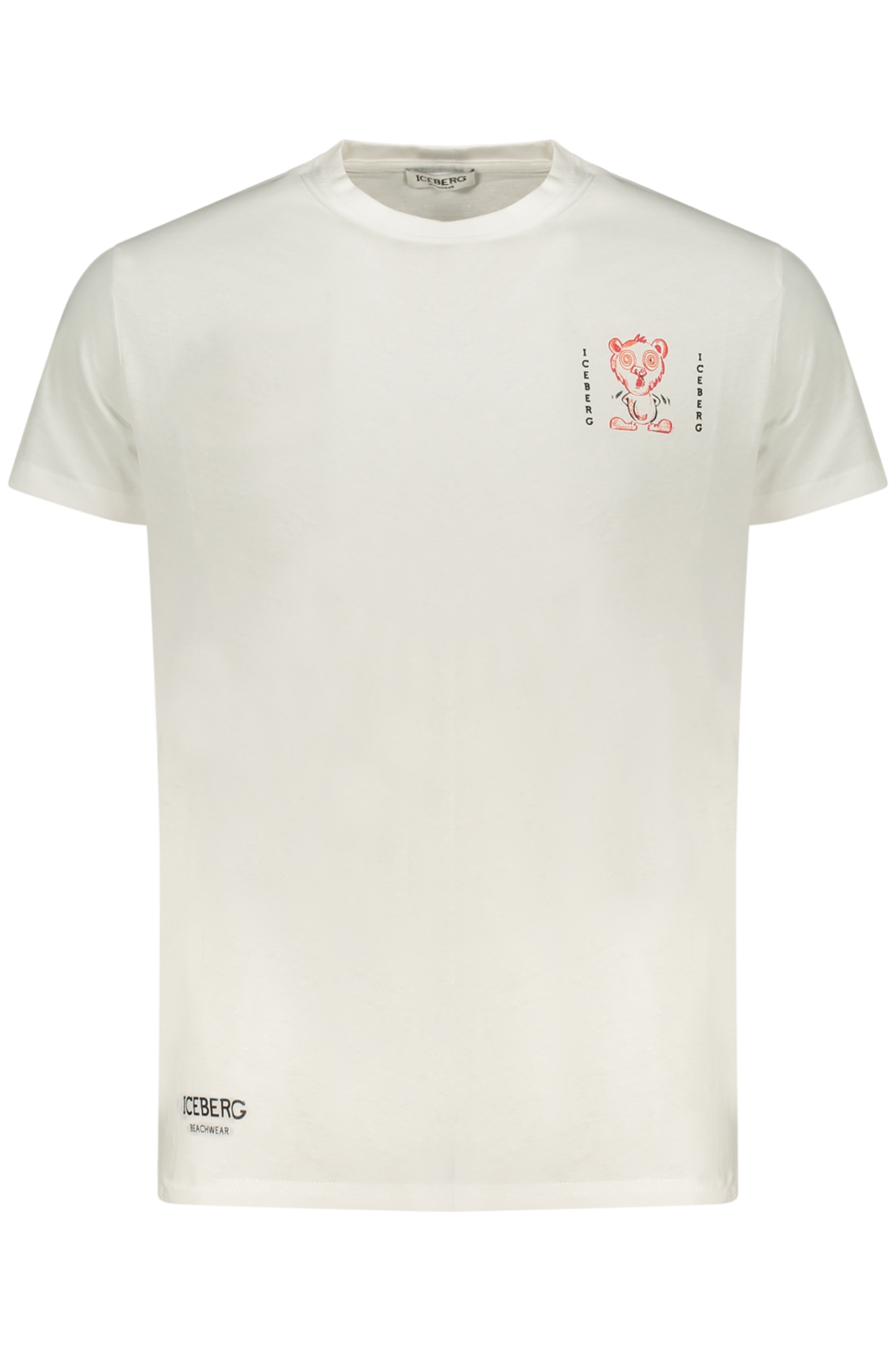 ICEBERG MEN'S SHORT-SLEEVED T-SHIRT WHITE ICEBERG