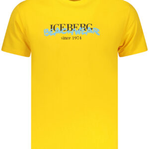 ICEBERG MEN'S SHORT-SLEEVED T-SHIRT YELLOW ICEBERG