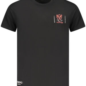 ICEBERG MEN'S SHORT-SLEEVED T-SHIRT BLACK ICEBERG
