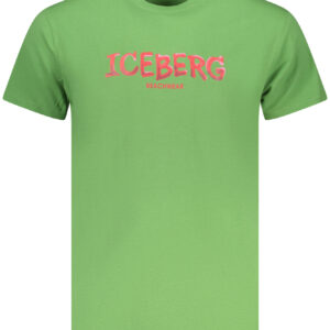 ICEBERG MEN'S SHORT-SLEEVED T-SHIRT GREEN ICEBERG