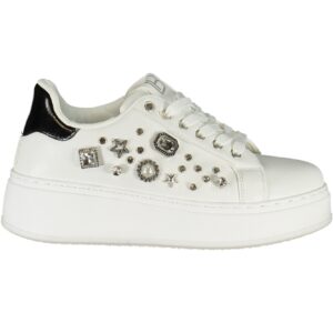 LAURA BIAGIOTTI WOMEN'S WHITE SPORTS SHOES LAURA BIAGIOTTI