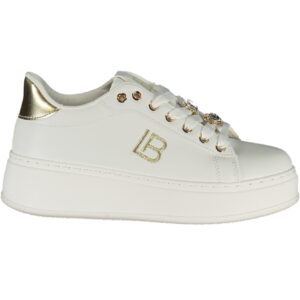 LAURA BIAGIOTTI WOMEN'S WHITE SPORTS SHOES LAURA BIAGIOTTI