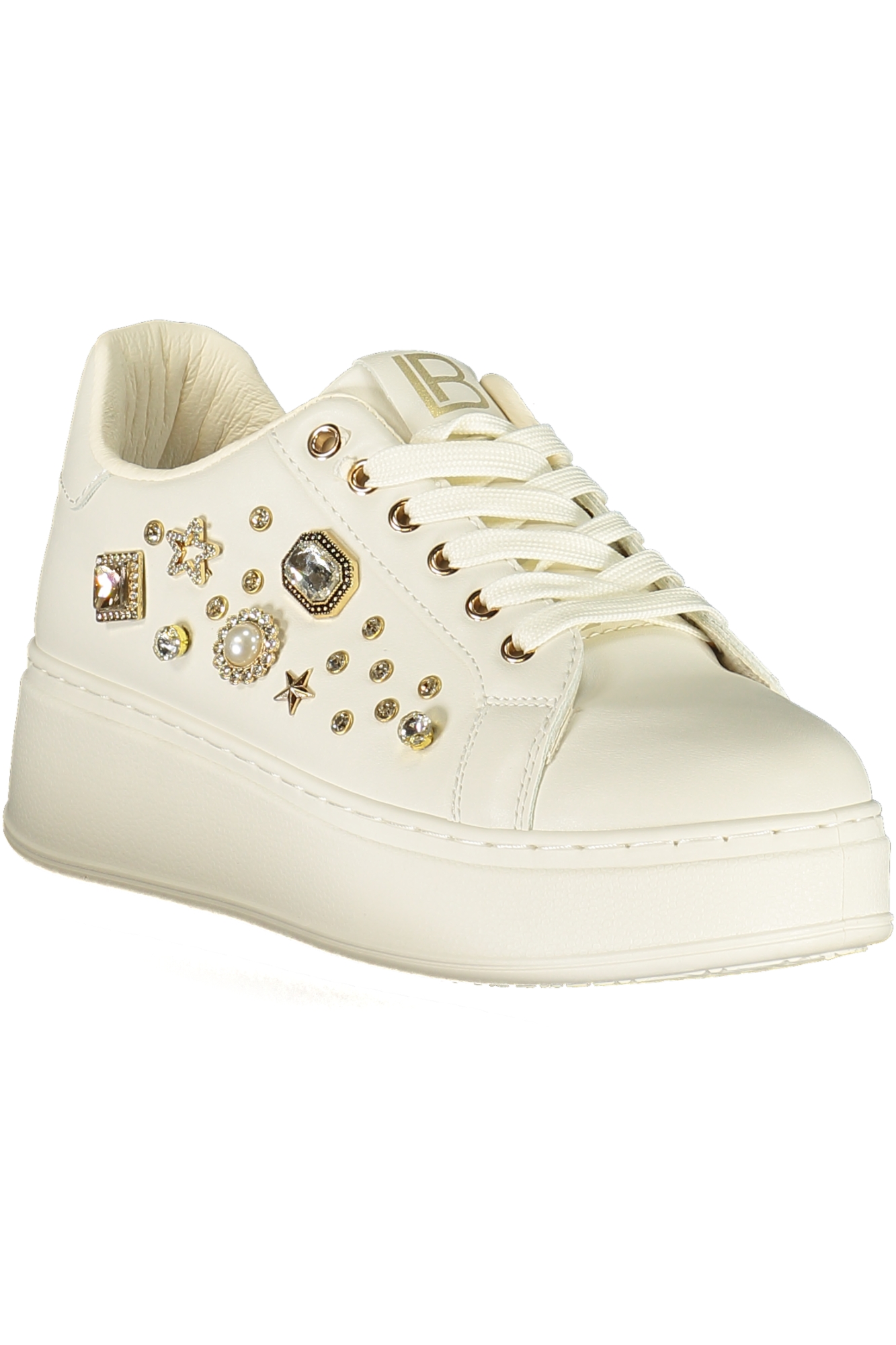 LAURA BIAGIOTTI WOMEN'S WHITE SPORTS SHOES - Image 2