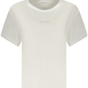 PEPE JEANS WOMEN'S SHORT-SLEEVE T-SHIRT WHITE PEPE JEANS