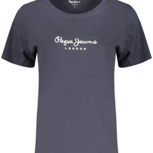 PEPE JEANS WOMEN'S SHORT-SLEEVE T-SHIRT BLUE PEPE JEANS