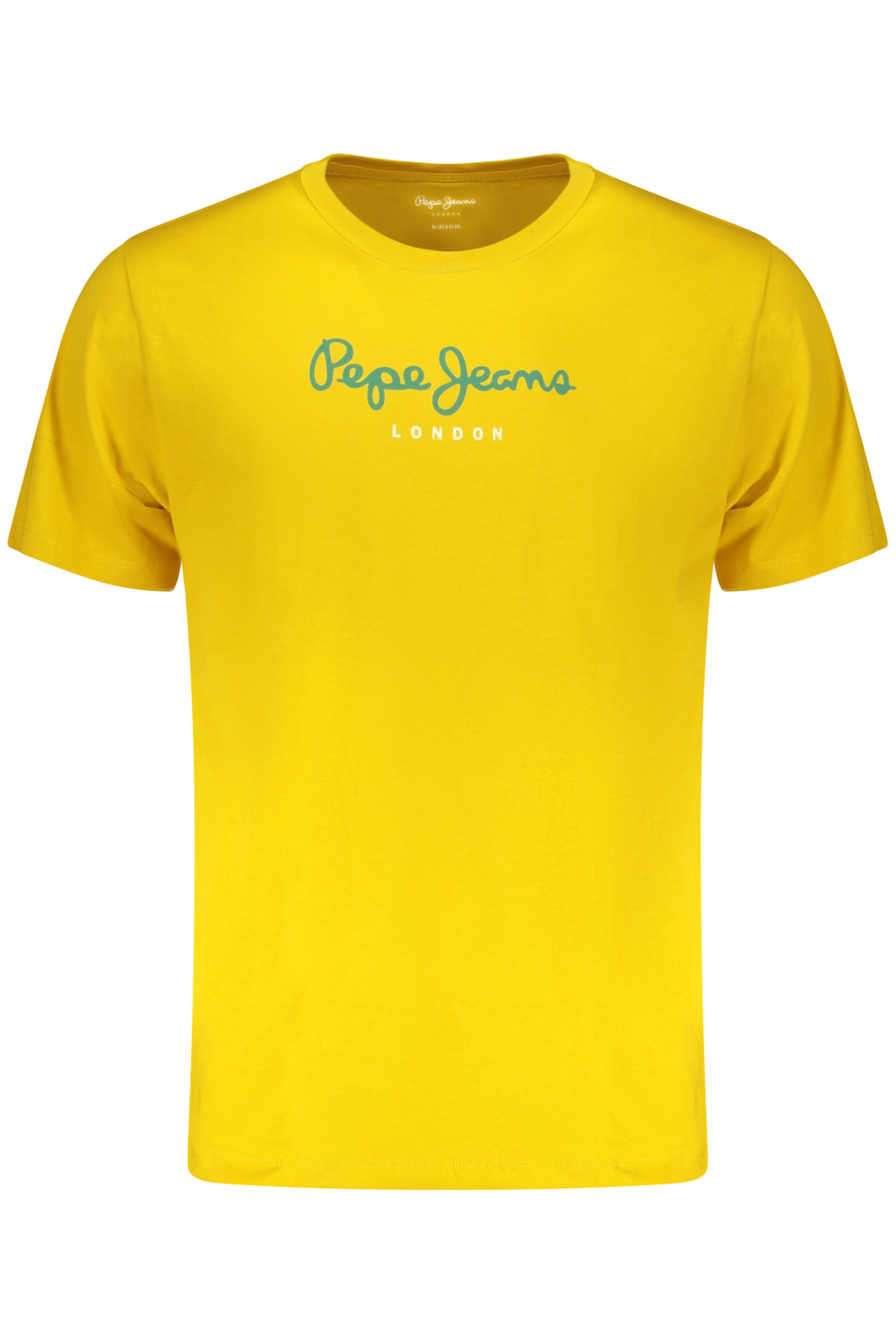 PEPE JEANS MEN'S SHORT-SLEEVED T-SHIRT YELLOW PEPE JEANS