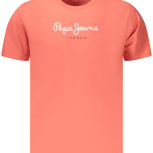 PEPE JEANS MEN'S PINK SHORT-SLEEVE T-SHIRT PEPE JEANS