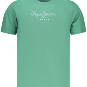 PEPE JEANS MEN'S SHORT-SLEEVED T-SHIRT GREEN PEPE JEANS