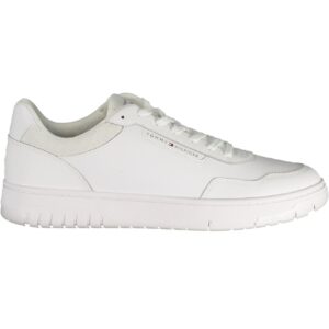 TOMMY HILFIGER MEN'S WHITE SPORTS SHOES TOMMY HILFIGER
