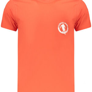 BIKKEMBERGS MEN'S SHORT-SLEEVE T-SHIRT ORANGE BIKKEMBERGS