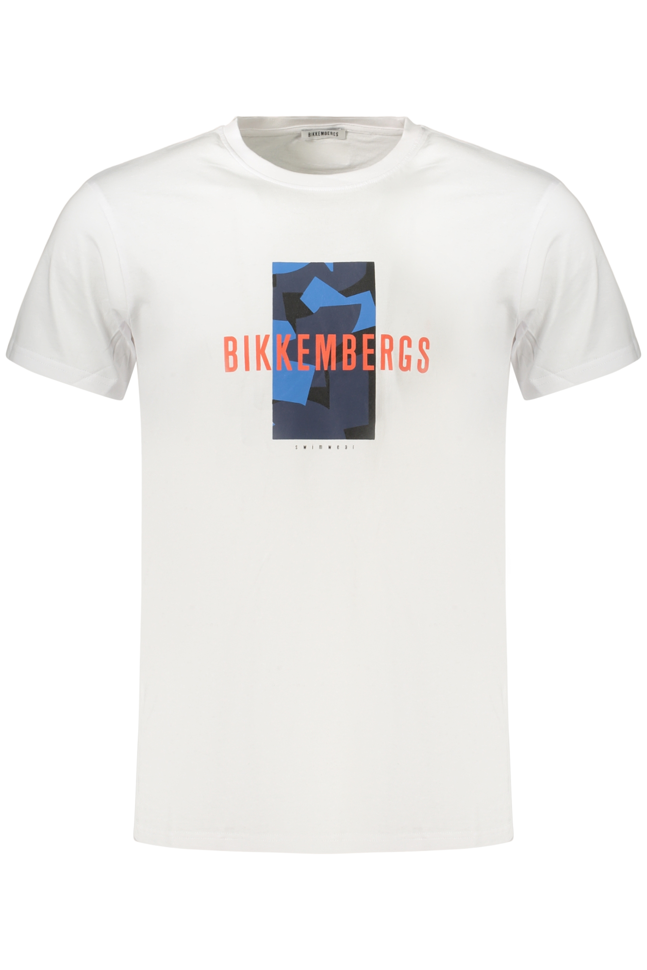BIKKEMBERGS MEN'S SHORT-SLEEVE T-SHIRT WHITE BIKKEMBERGS
