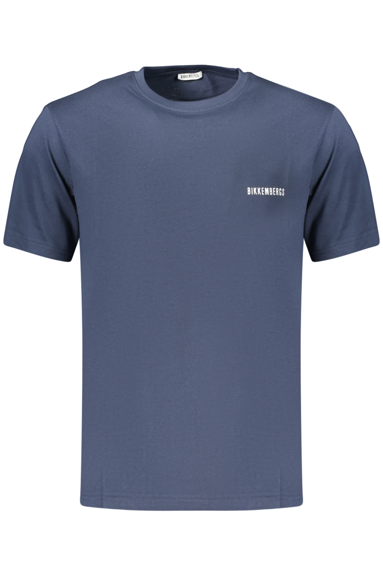 BIKKEMBERGS MEN'S SHORT-SLEEVE T-SHIRT BLUE BIKKEMBERGS