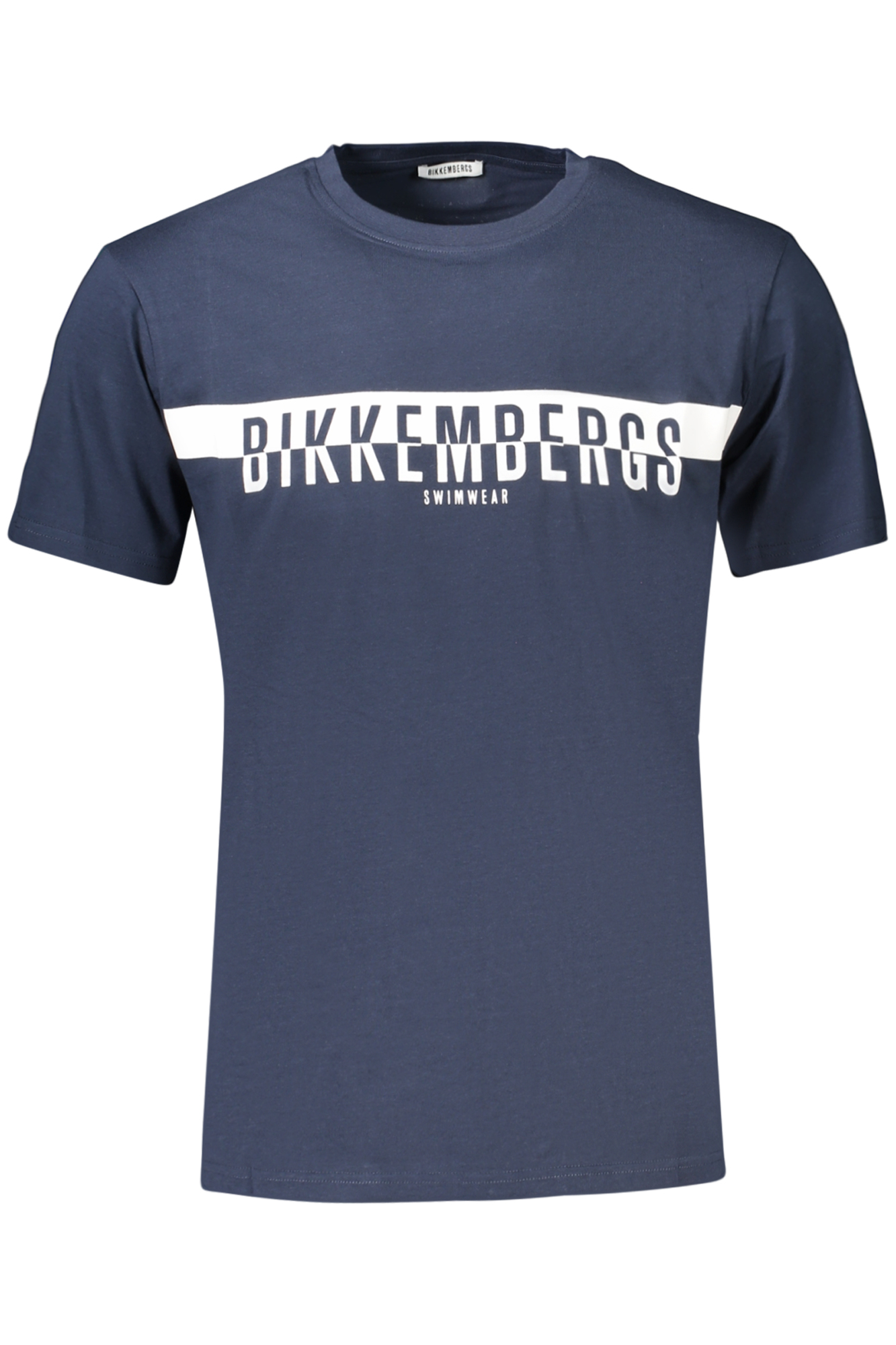 BIKKEMBERGS MEN'S SHORT-SLEEVE T-SHIRT BLUE BIKKEMBERGS