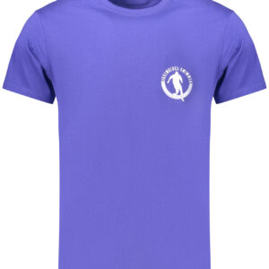 BIKKEMBERGS MEN'S SHORT-SLEEVE T-SHIRT BLUE BIKKEMBERGS
