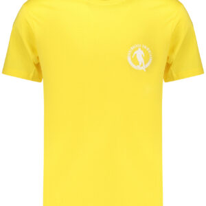 BIKKEMBERGS MEN'S SHORT-SLEEVED T-SHIRT YELLOW BIKKEMBERGS