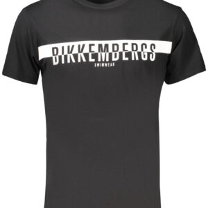 BIKKEMBERGS MEN'S SHORT-SLEEVE T-SHIRT BLACK BIKKEMBERGS