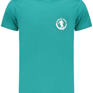 BIKKEMBERGS MEN'S SHORT-SLEEVED T-SHIRT GREEN BIKKEMBERGS