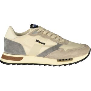 BLAUER MEN'S BEIGE SPORTS FOOTWEAR BLAUER