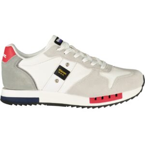 BLAUER MEN'S WHITE SPORTS SHOES BLAUER