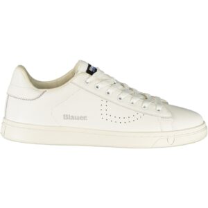 BLAUER MEN'S WHITE SPORTS SHOES BLAUER