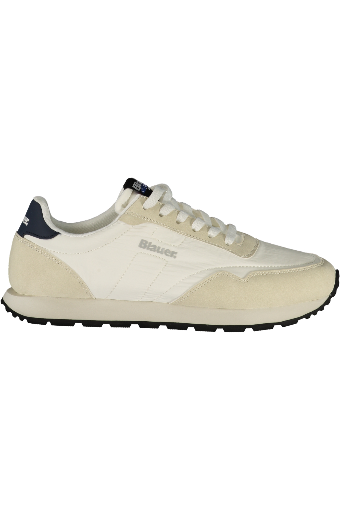 BLAUER MEN'S WHITE SPORTS SHOES BLAUER