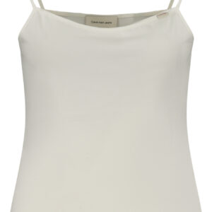 CALVIN KLEIN WOMEN'S WHITE TANK TOP CALVIN KLEIN