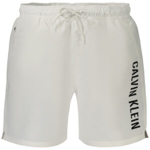 CALVIN KLEIN MEN'S WHITE BOTTOM SWIMSUIT CALVIN KLEIN