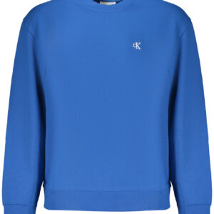 CALVIN KLEIN MEN'S BLUE ZIP-UP SWEATSHIRT CALVIN KLEIN