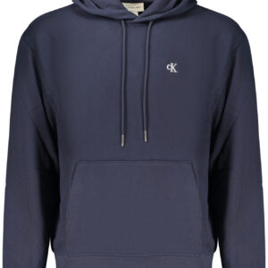 CALVIN KLEIN MEN'S BLUE ZIP-UP SWEATSHIRT CALVIN KLEIN