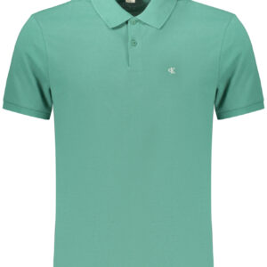 CALVIN KLEIN MEN'S SHORT-SLEEVE POLO SHIRT GREEN CALVIN KLEIN