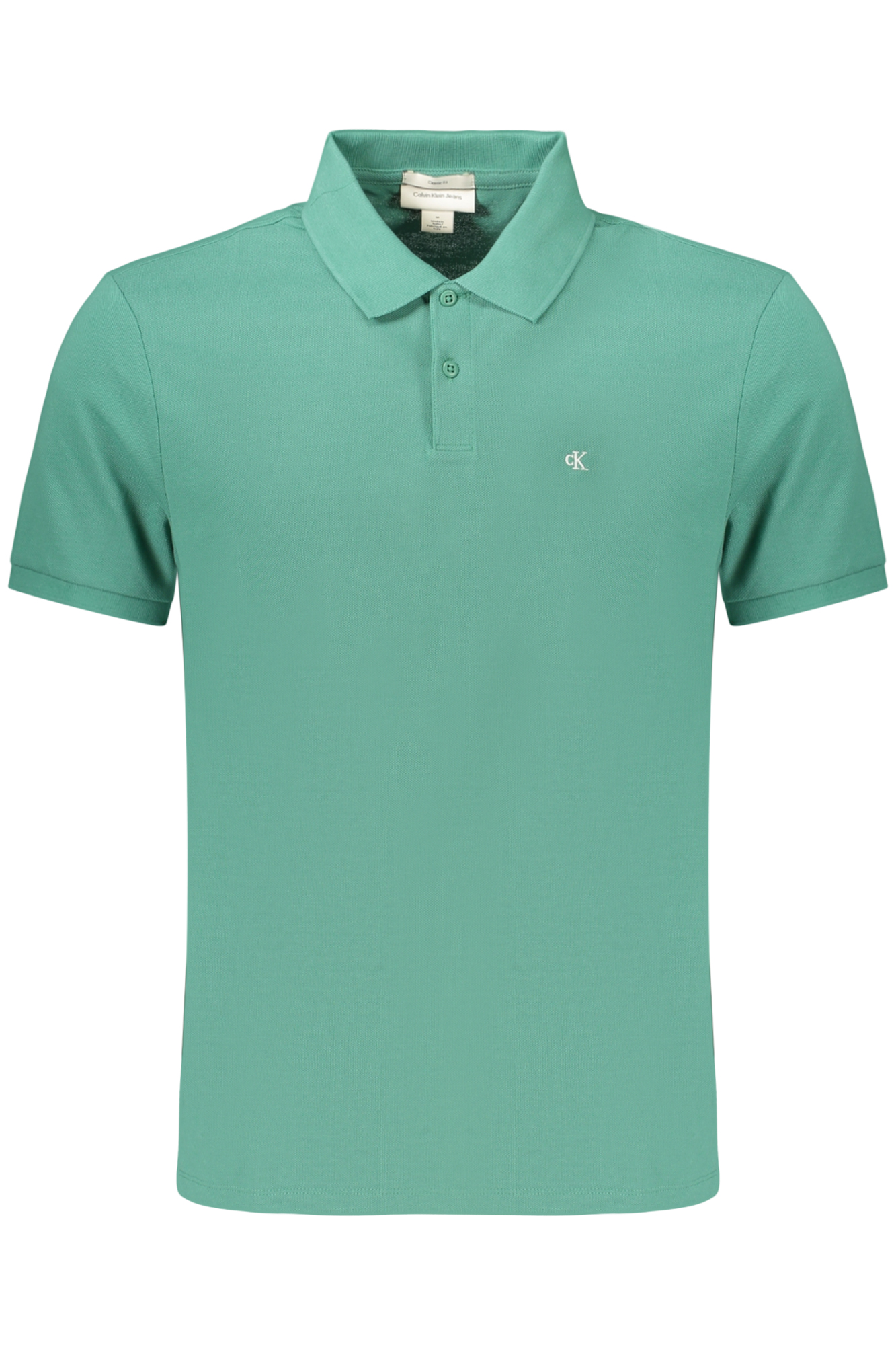 CALVIN KLEIN MEN'S SHORT-SLEEVE POLO SHIRT GREEN CALVIN KLEIN