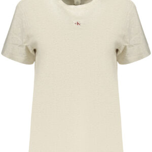 CALVIN KLEIN WOMEN'S SHORT-SLEEVE T-SHIRT GREY CALVIN KLEIN