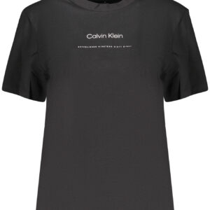 CALVIN KLEIN WOMEN'S SHORT-SLEEVE T-SHIRT BLACK CALVIN KLEIN