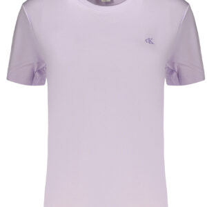 CALVIN KLEIN WOMEN'S SHORT-SLEEVE T-SHIRT PURPLE CALVIN KLEIN
