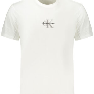 CALVIN KLEIN MEN'S SHORT-SLEEVE T-SHIRT WHITE CALVIN KLEIN