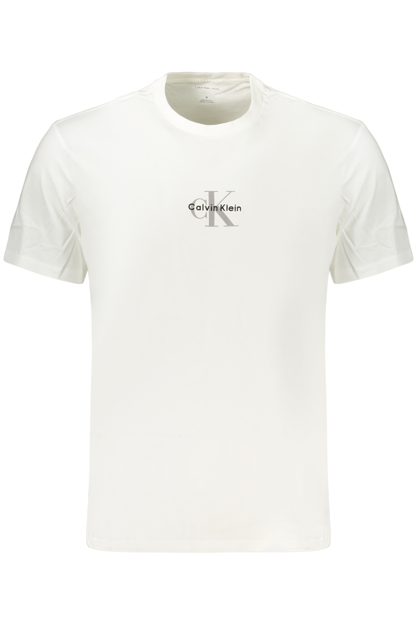 CALVIN KLEIN MEN'S SHORT-SLEEVE T-SHIRT WHITE CALVIN KLEIN