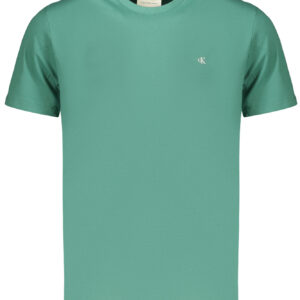 CALVIN KLEIN MEN'S SHORT-SLEEVED T-SHIRT GREEN CALVIN KLEIN
