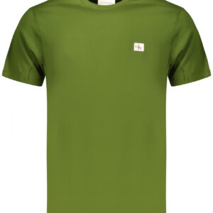 CALVIN KLEIN MEN'S SHORT-SLEEVED T-SHIRT GREEN CALVIN KLEIN