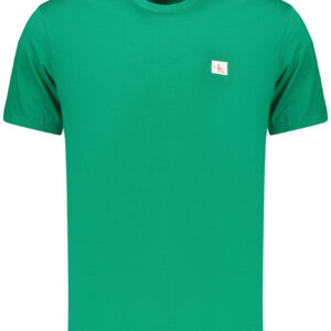 CALVIN KLEIN MEN'S SHORT-SLEEVED T-SHIRT GREEN CALVIN KLEIN