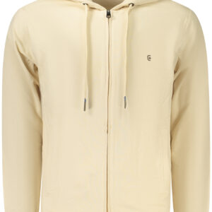 COVERI MOVING MEN'S BEIGE ZIP-UP SWEATSHIRT COVERI MOVING