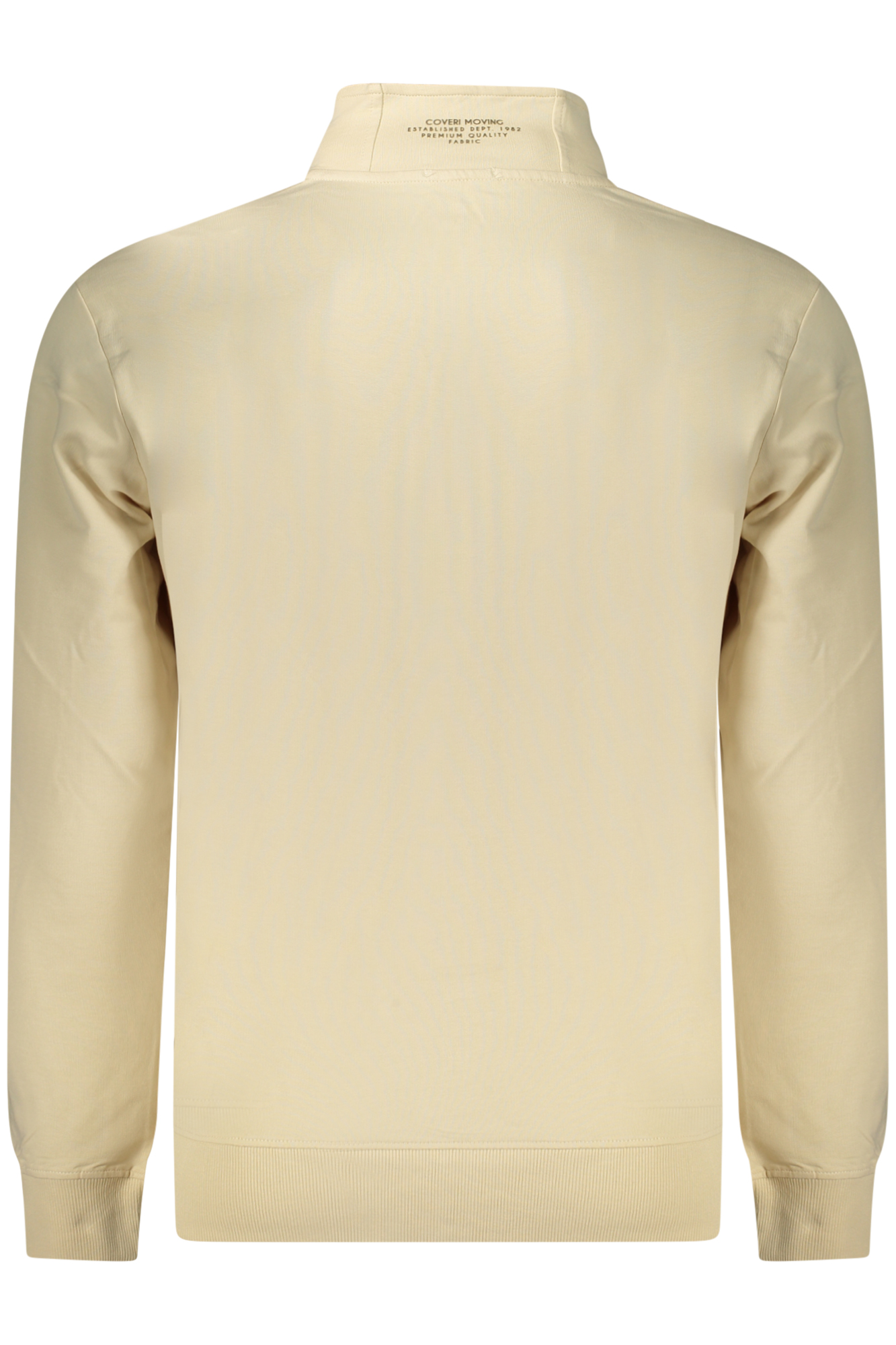 COVERI MOVING MEN'S BEIGE ZIP-UP SWEATSHIRT - Image 2