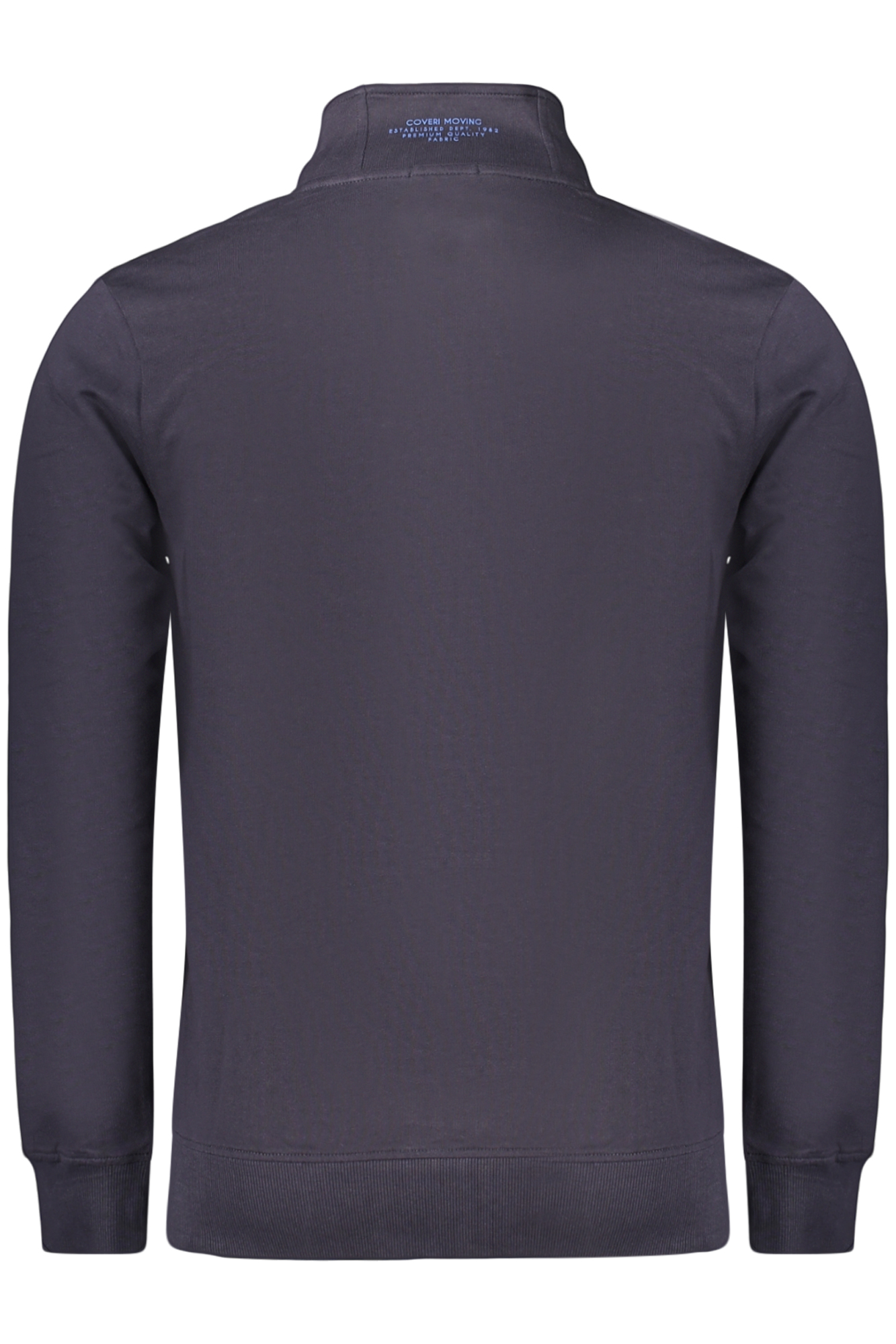 COVERI MOVING MEN'S BLUE ZIP-UP SWEATSHIRT - Image 2